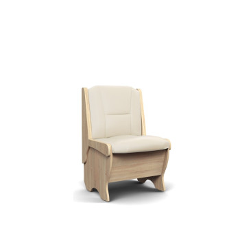 Скамья Лотос 550 дуб сонома/крем