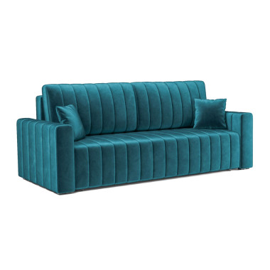 Диван Лондон бархат сине-зеленый STAR VELVET 43 BLACK GREEN