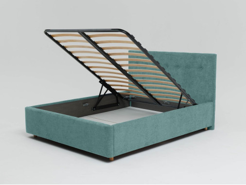 Кровать Nova 1400 с под. механизмом / бирюза №21