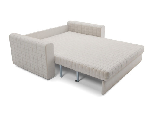 Диван Аккордеон Барон №5 бархат бежевый STAR VELVET 6 LIGHT BEIGE